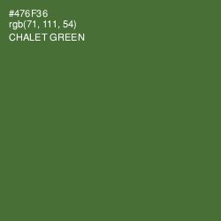 #476F36 - Chalet Green Color Image